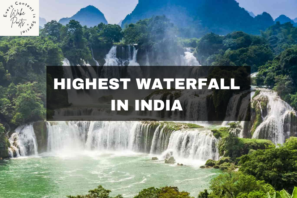 highest waterfall in India
